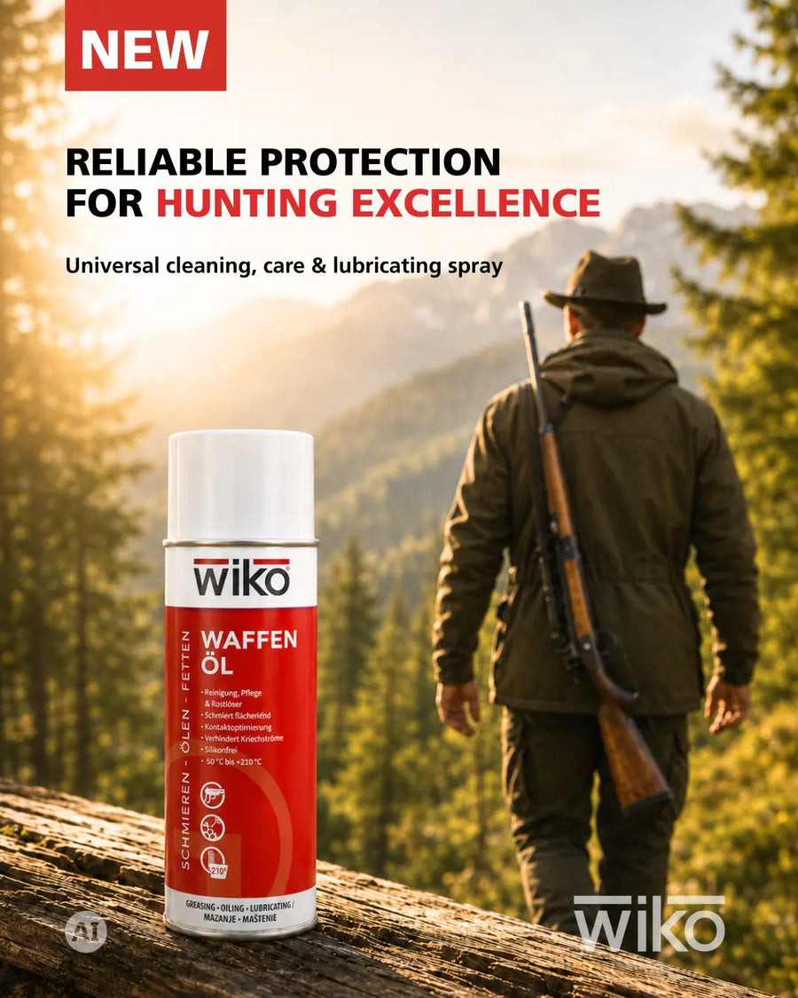Neu: WIKO® WAFFENÖL für Reinigung, Pflege und Schmierung
