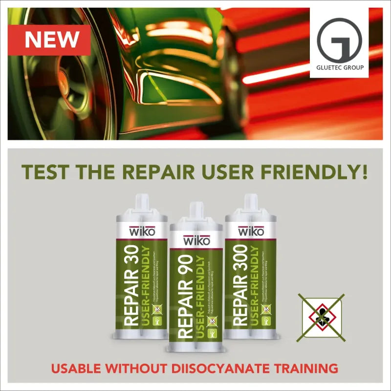 NEU: Reparaturklebstoff WIKO® REPAIR USER FRIENDLY