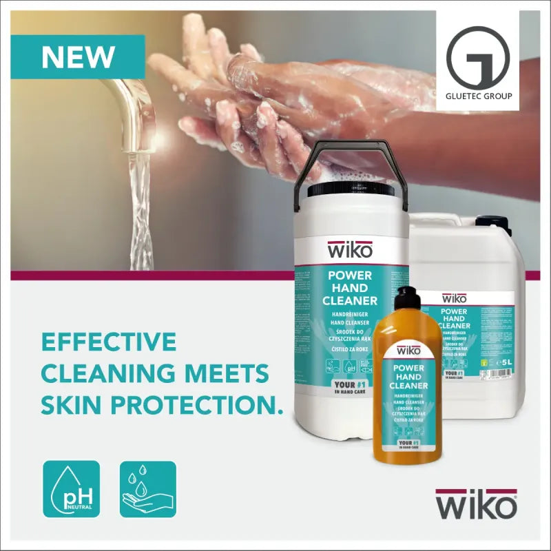 Effektive Sauberkeit trifft Hautschutz: Der neue Handreiniger WIKO® POWER HAND CLEANER