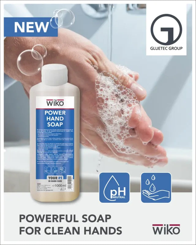 Starke Wirkung für saubere Hände – mit der neuen WIKO® POWER HAND SOAP