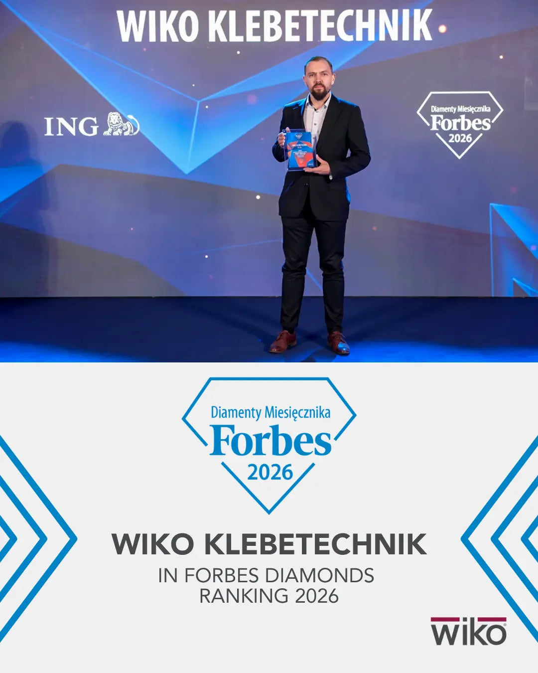 WIKO Klebetechnik erneut mit den Forbes Diamonds ausgezeichnet