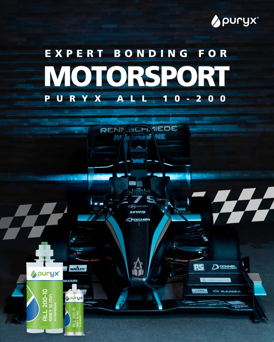 PURYX KLEBSTOFF IM MOTORSPORT
