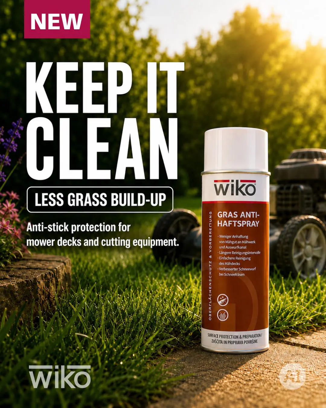 WIKO® GRAS ANTI-HAFTSPRAY: Antihaftfilm und Korrosionsschutz in einem