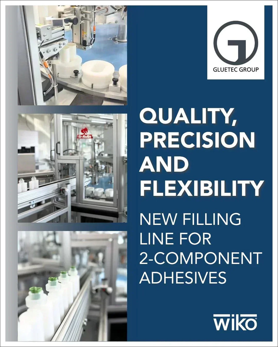 Investition in die Zukunft der Lohnabfüllung: GLUETEC GROUP erweitert den Maschinenpark für 2K-Klebstoffe