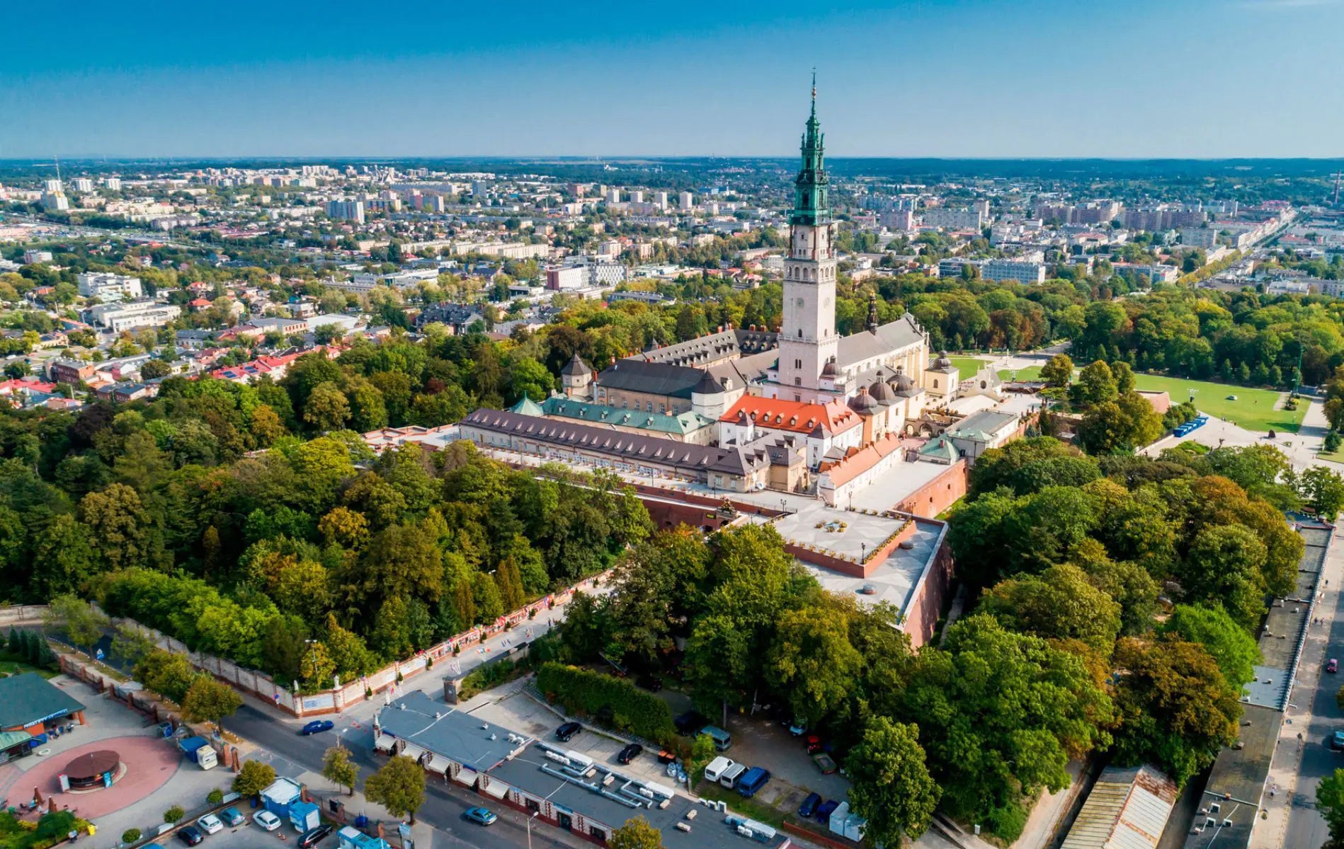 Czestochowa von oben - GLUETEC & WIKO