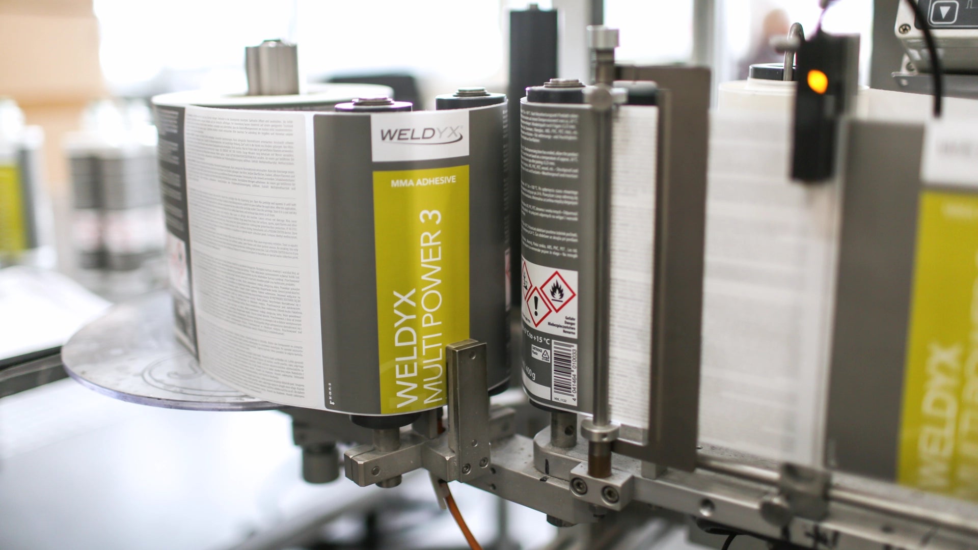 WELDYX Etikettiermaschine - GLUETEC & WIKO