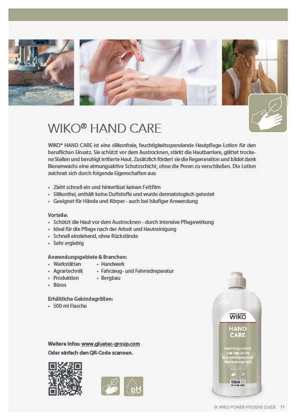 Hand Care - GLUETEC & WIKO