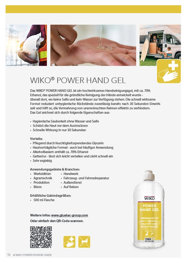 Hand Care - GLUETEC & WIKO