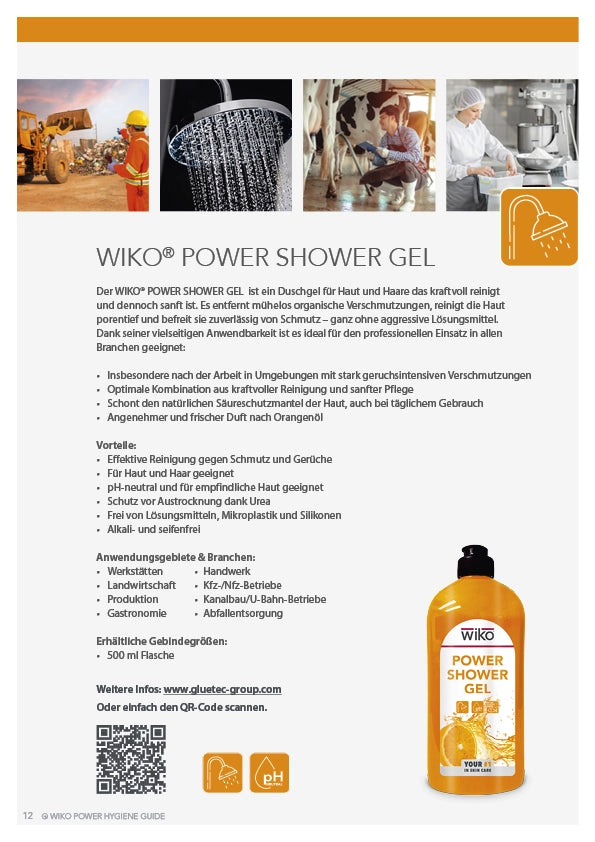 Power Shower Gel - GLUETEC & WIKO