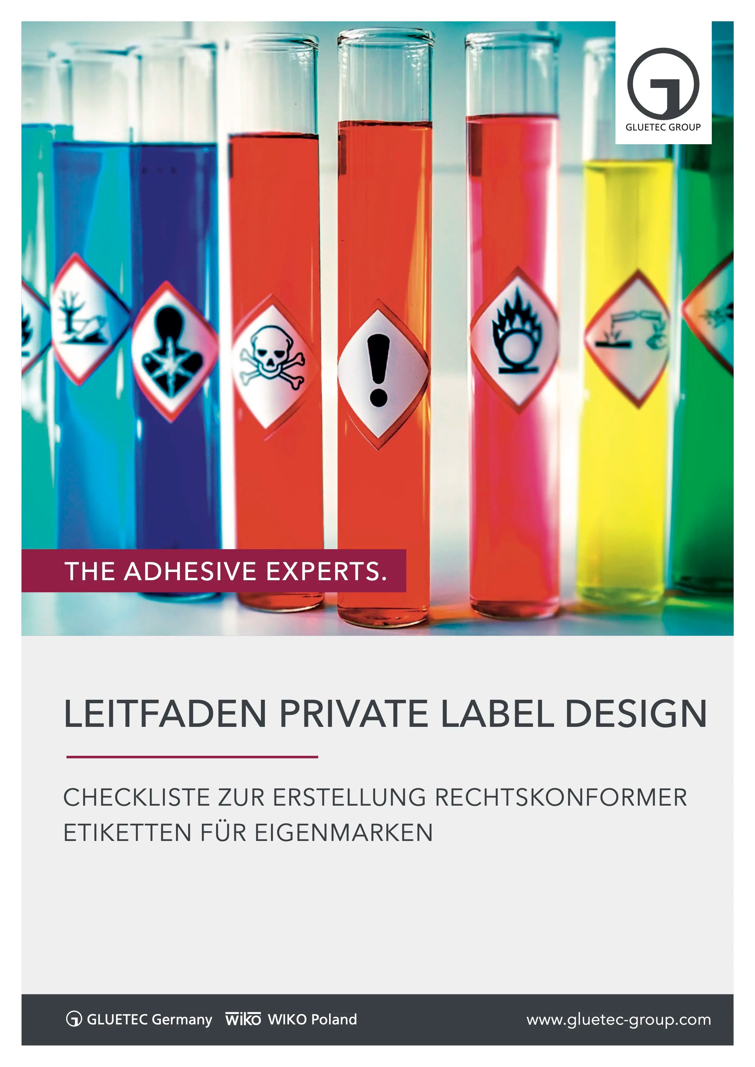 Leitfaden Private Label Design - GLUETEC & WIKO