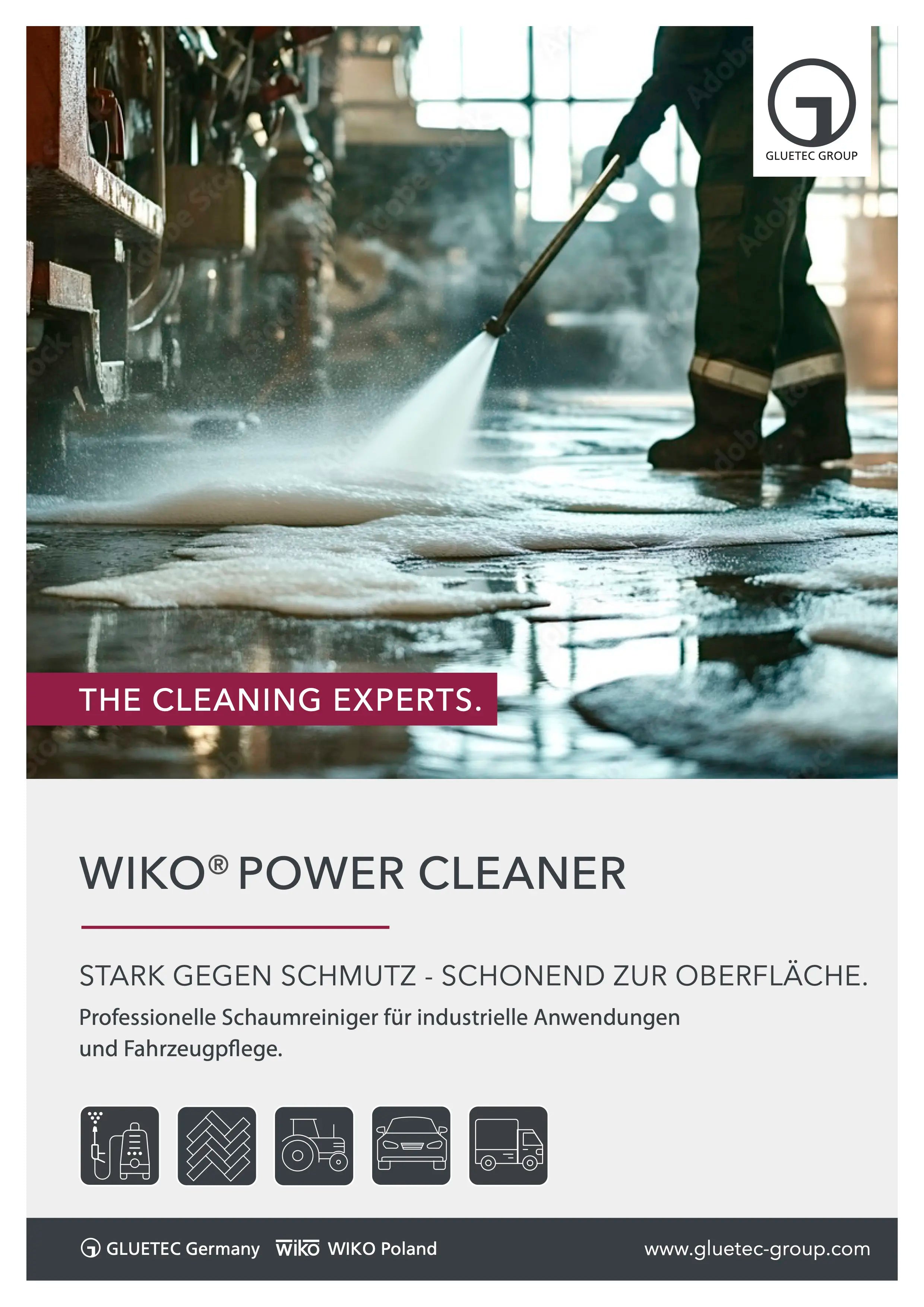 Power Industrial Cleaner - GLUETEC & WIKO