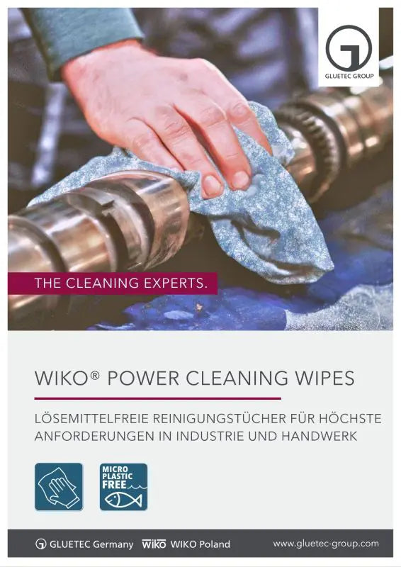 Power cleaning Wipes - GLUETEC & WIKO
