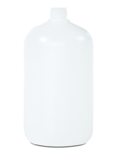 round, 500 ml, HDPE, transparent