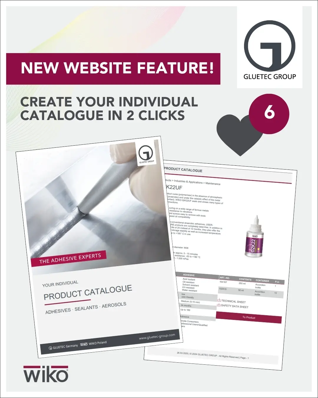 Neues Website-Feature - Ihr individueller Produktkatalog in nur zwei Schritten!