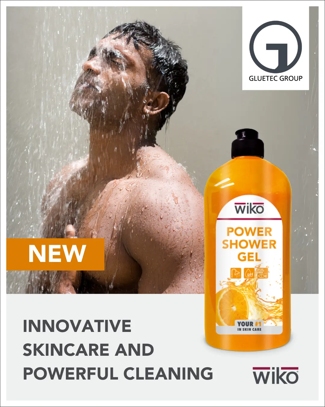 WIKO® POWER SHOWER GEL – odświeżenie i czystość każdego dnia